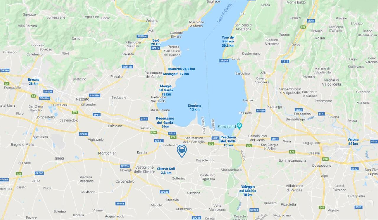 Apartment Charme And Relax With Garden And Swimming Pool Desenzano del Garda Exteriör bild
